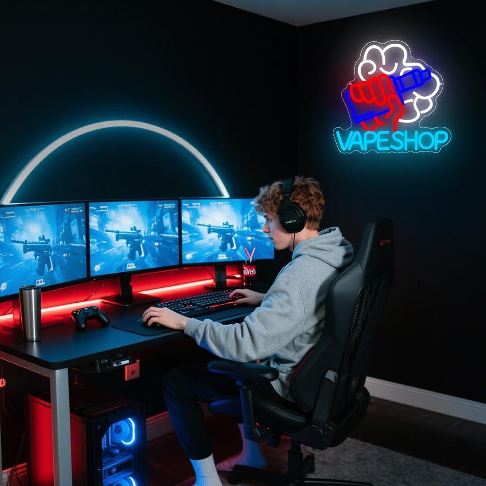 Vape Shop Neon Sign Electronic - Vaping Store 评论和价格