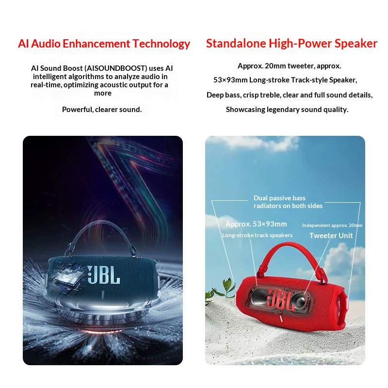 JBL CHARGE6 IP68 Dustproof Wat - Anker Speaker Soundcore Boom 2 评论和价格